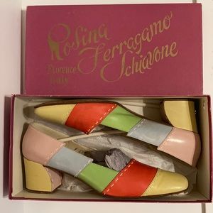 Rosina Ferragamo Schiavone Mod vintage Italian 9N